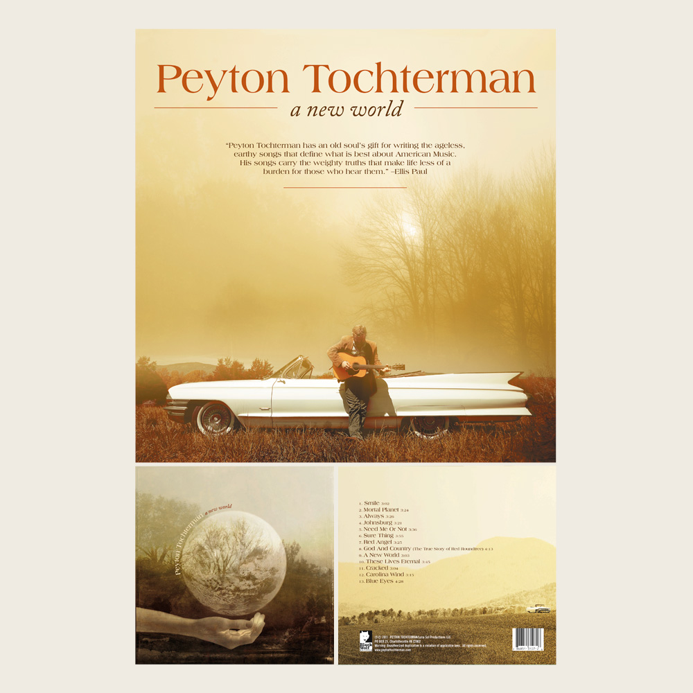 Peyton Tochterman | A New World | Black Wolf Records (CD)